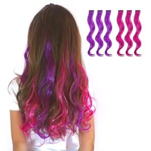 Magic Pink Hair Extensions